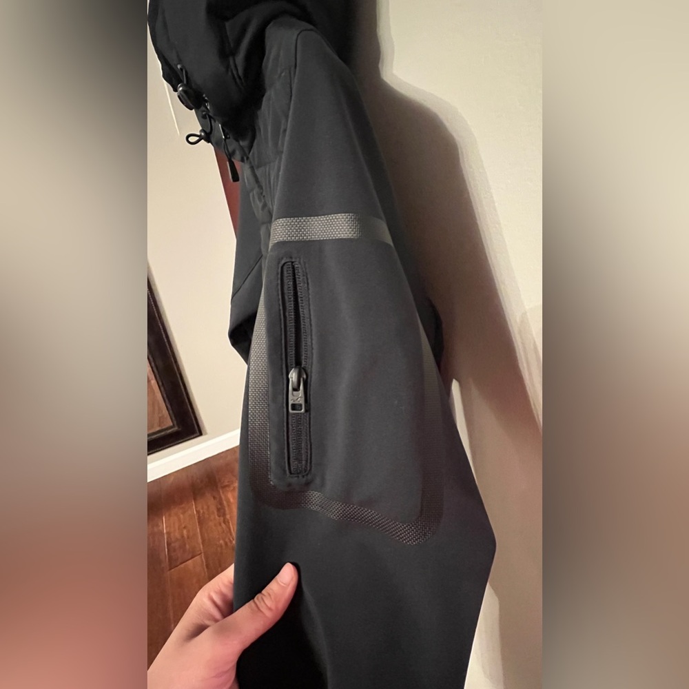 Hollister Black lightweight Jacket with Hood, size XS - Picture 7 of 11